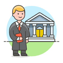 Lawyer 1 1 Illustration from UX Colors Set