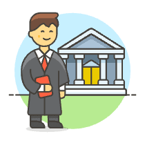 Lawyer 1 3 Illustration from UX Colors Set