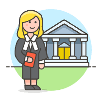 Lawyer 1 4 Illustration from UX Colors Set