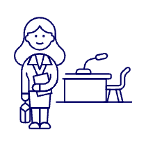 Lawyer 2 2 Illustration from UX Line Set