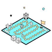 Board Games Illustration from London Set