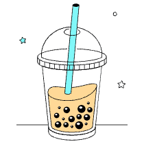 Bubble Milk Tea Illustration from London Set