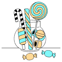 Candy Illustration from London Set