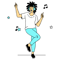 Dancing Illustration from London Set