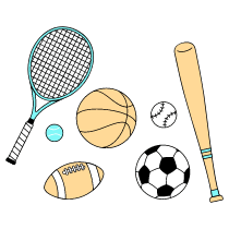 Doing Sports Illustration from London Set