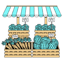 Eco Market Illustration from London Set