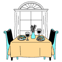 Fine Dining Illustration from London Set