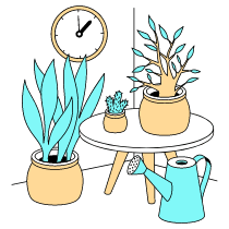 Grow Plants Home Garden 1 Illustration from London Set