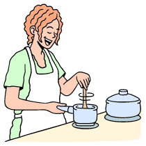 Leisure Food Cooking For Family Friends Guests Illustration from Bruxelles Set