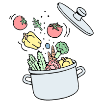 Leisure Food Cooking For Family Friends Guests_1 Illustration from Bruxelles Set