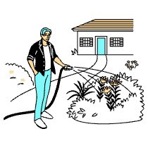 Leisure Grow Plants Home Garden Illustration from London Set