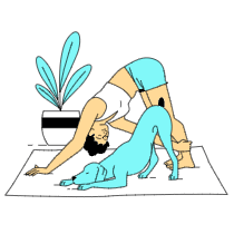 Meditation Yoga Illustration from London Set