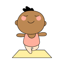 Meditation Yoga Illustration from Seoul Set