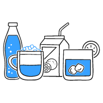 Beverages Illustration from Brooklyn Set