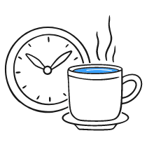 Breaktime Illustration from Brooklyn Set