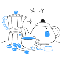 Coffee Tea 6 Illustration from Brooklyn Set