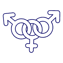 Pride Bisexual Symbol 3 Illustration from UX Line Set