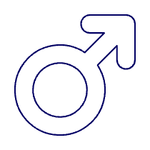 Pride Male Symbol Illustration from UX Line Set