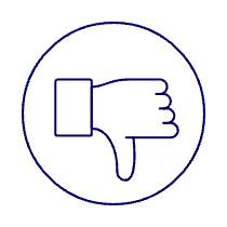 Hand Dislike 1 Illustration from UX Line Set