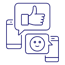 Phone Disscuss 1 Illustration from UX Line Set