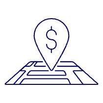 Business Location Illustration from UX Line Set