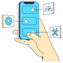 Beta Testing Illustration from Free illustrations Set