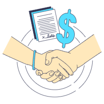 Business Deal Illustration from Free illustrations Set