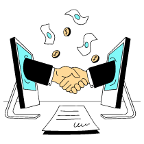 Business Deal 1 Illustration from London Set
