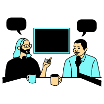 Communication Podcast With Guest Illustration from London Set