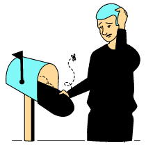 No Mail E Mail Illustration from London Set