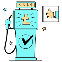 Gas Fees Altcoins Affordable Illustration from London Set