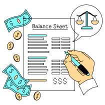 Balance Sheet Illustration from London Set