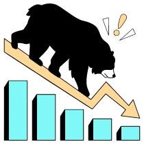 Bear Market Graph 1 Illustration from London Set