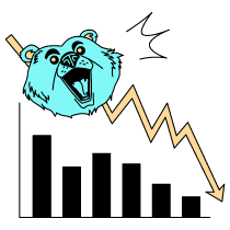 Bear Market Graph 2 Illustration from London Set