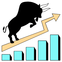 Bull Market Graph 1 Illustration from London Set