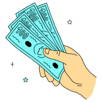 Cash Payments Illustration from London Set