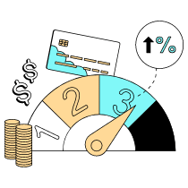 Credit Score Illustration from London Set