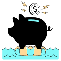 Emergency Funds Illustration from London Set