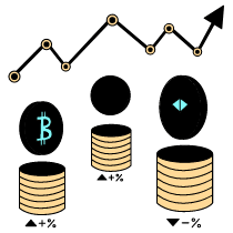 Finance Cryptocurrency Illustration from London Set