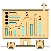 Financial Data Illustration from London Set
