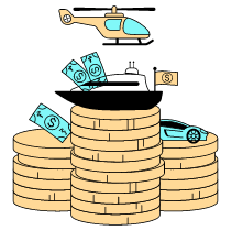 Net Worth Illustration from London Set