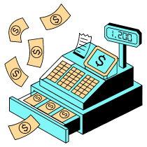 Request For Cash Out Illustration from London Set