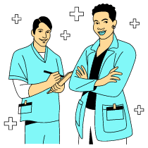 Doctors Illustration from London Set