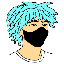 Face Mask Illustration from London Set