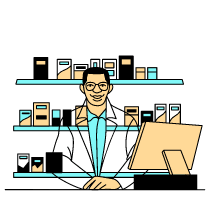 Pharmacist Illustration from London Set