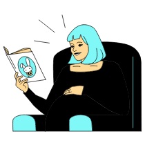 Pregnancy Illustration from London Set