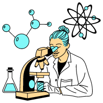 Scientist Illustration from London Set