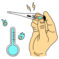 Thermometer Illustration from London Set