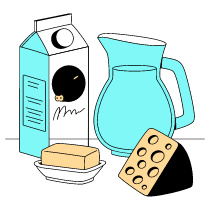 Dairy Illustration from London Set