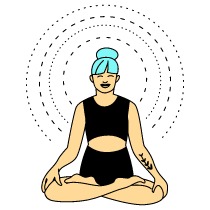 Leisure Meditation Illustration from London Set